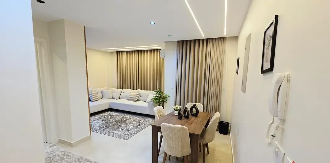 استوديو مفروش بمدينتي 56متر مكيف بالكامل B12