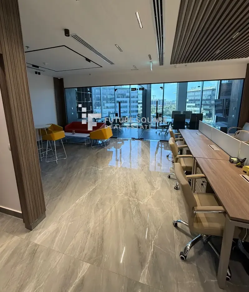 Office for rent 96sqm air-conditioned in Fifth Settlement