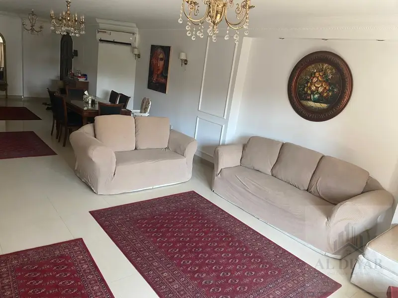 شقة مفروشة للإيجار بالعجوزة تطل على ميدان أسوان