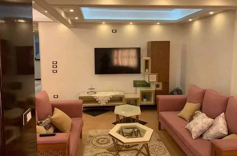 Furnished apartment for rent in Kobri El Kobba, in front of the Military Medical Complex
