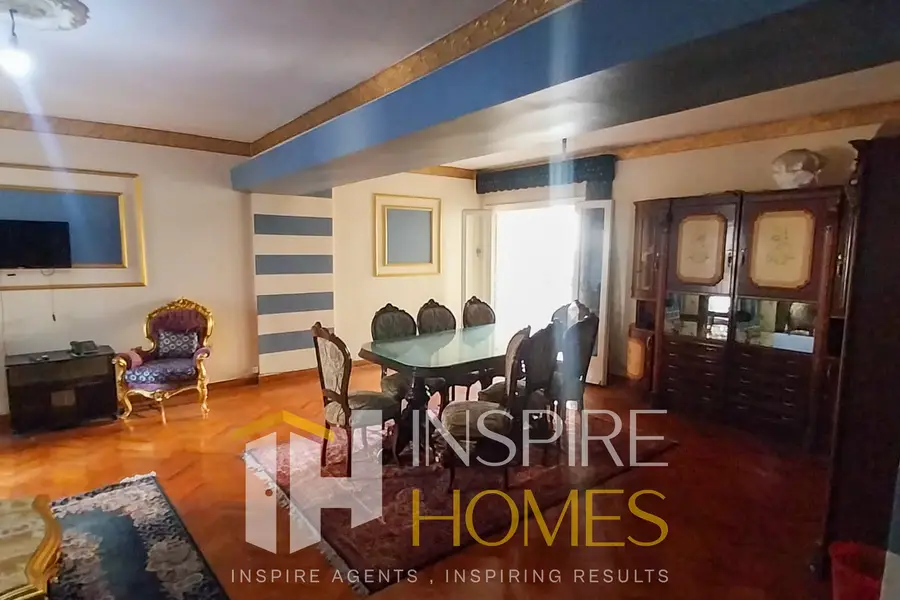 Furnished apartment for rent, 140 sqm, Asafra, directly on Gamal Abdel Nasser St.