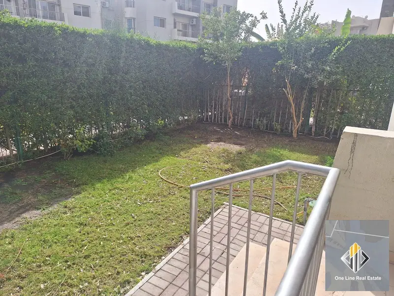 Ground floor apartment with private entrance in The Address compound with a private garden