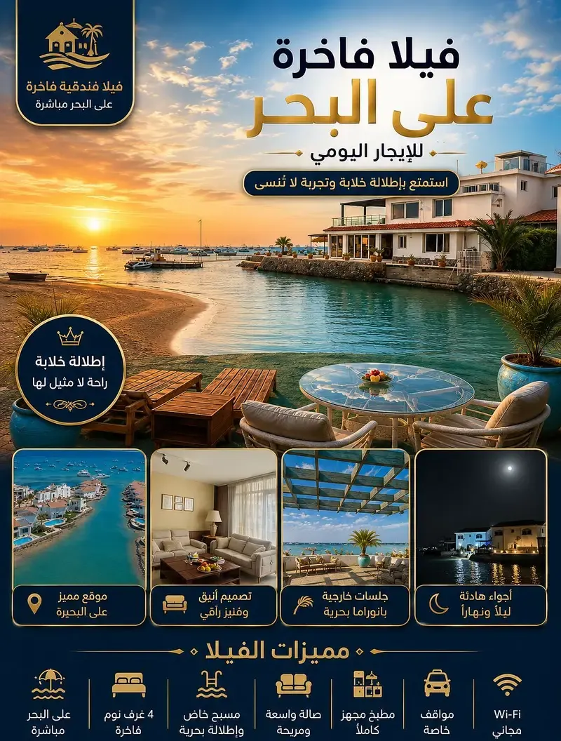 Luxurious Villa Directly on the Seafront in the Tourist Promenade