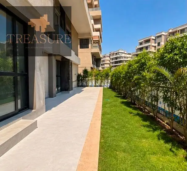 شقة بجاردن للايجار في فيليت - سكاي كوندوز - القاهرة الجديدة