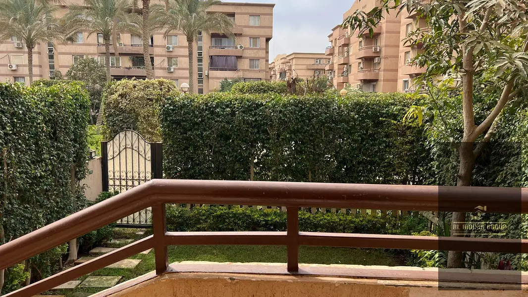 شقة أرضي بجاردن للإيجار في الرحاب المرحلة الرابعة