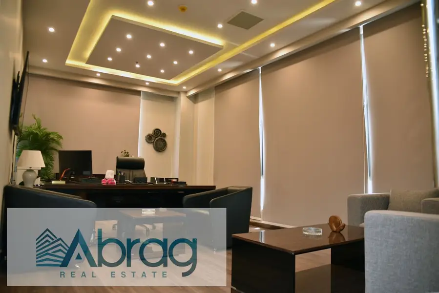 Fully furnished administrative office, 220 sqm, in Al Gezira Plaza, Sheikh Zayed