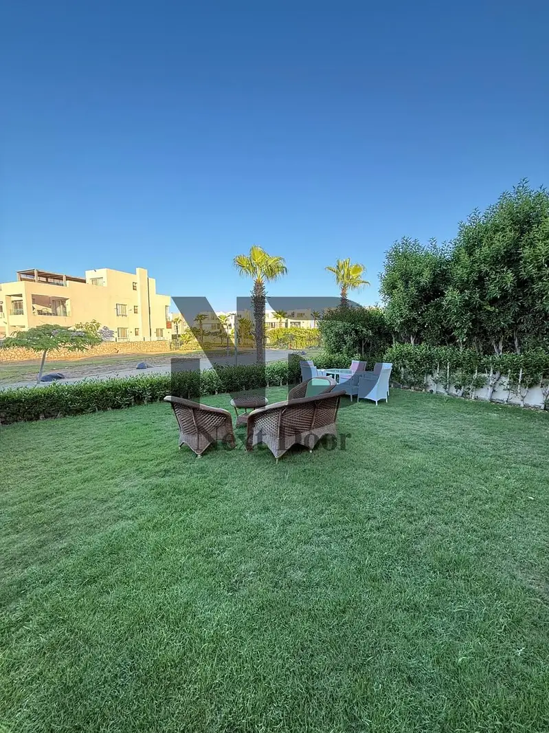 شاليه أرضي بجاردن للإيجار في هاسيندا باي | فيو حمام سباحة
