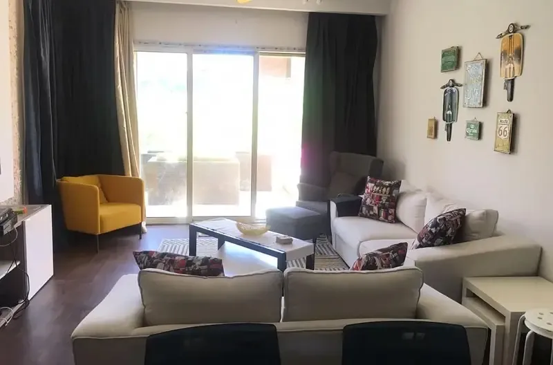 شاليه أرضي للإيجار في هاسيندا باي تشطيب وفرش كامل