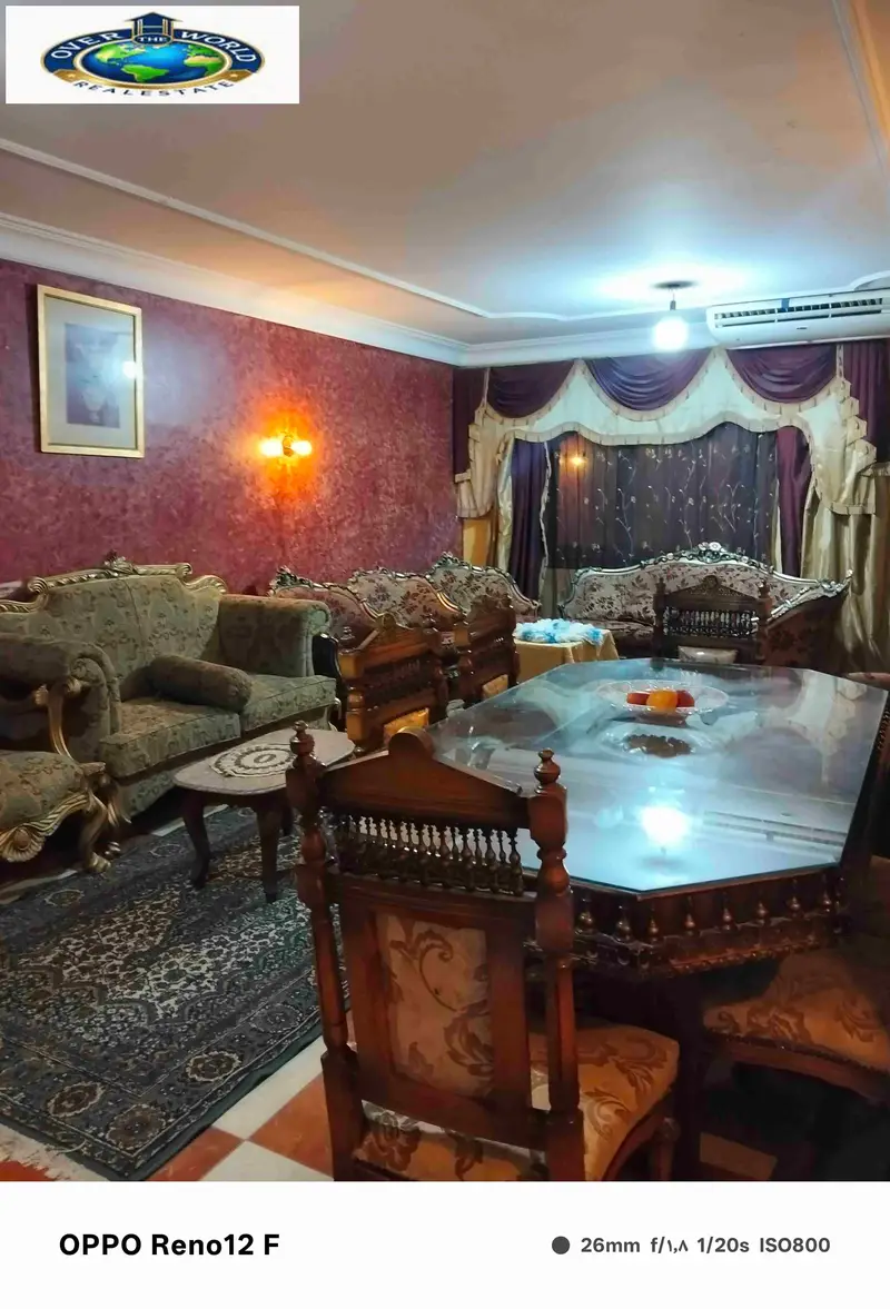 شقة مفروشة للإيجار بزهراء المعادي، الشطر السادس