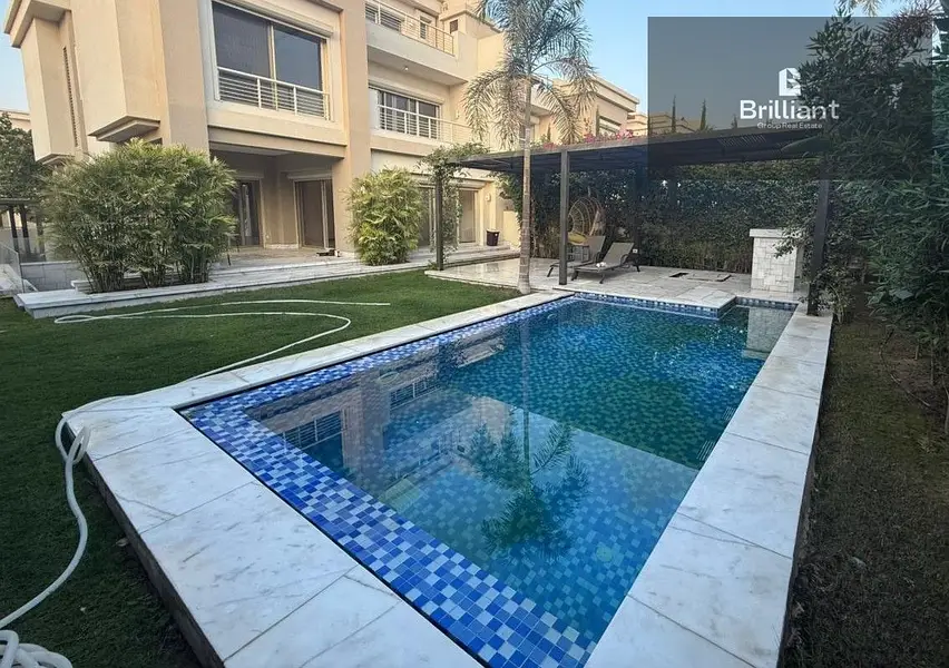 Modern villa for rent, super lux in Cairo Festival City with private pool