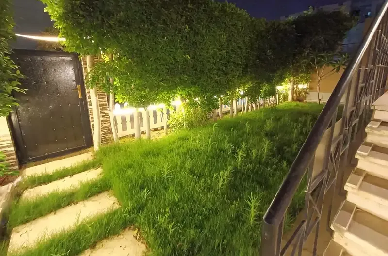 Furnished apartment with garden in Rehab for rent