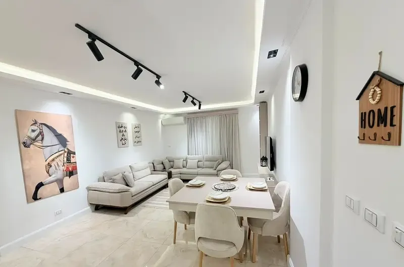 Distinct furnished apartment for rent in Rehab, special finishes