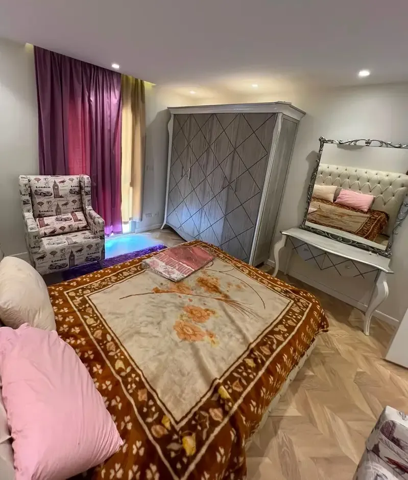 شقة مفروشة للايجار بالرحاب ٢ غرف نوم