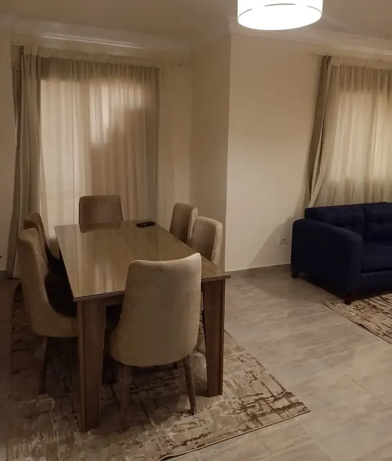 Furnished apartment for rent in Compound Janna Zayed 1, Sheikh Zayed