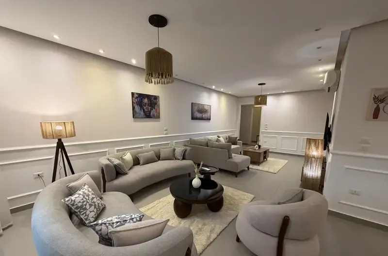 Furnished apartment for rent in Sodic Eastown, 5th Settlement
