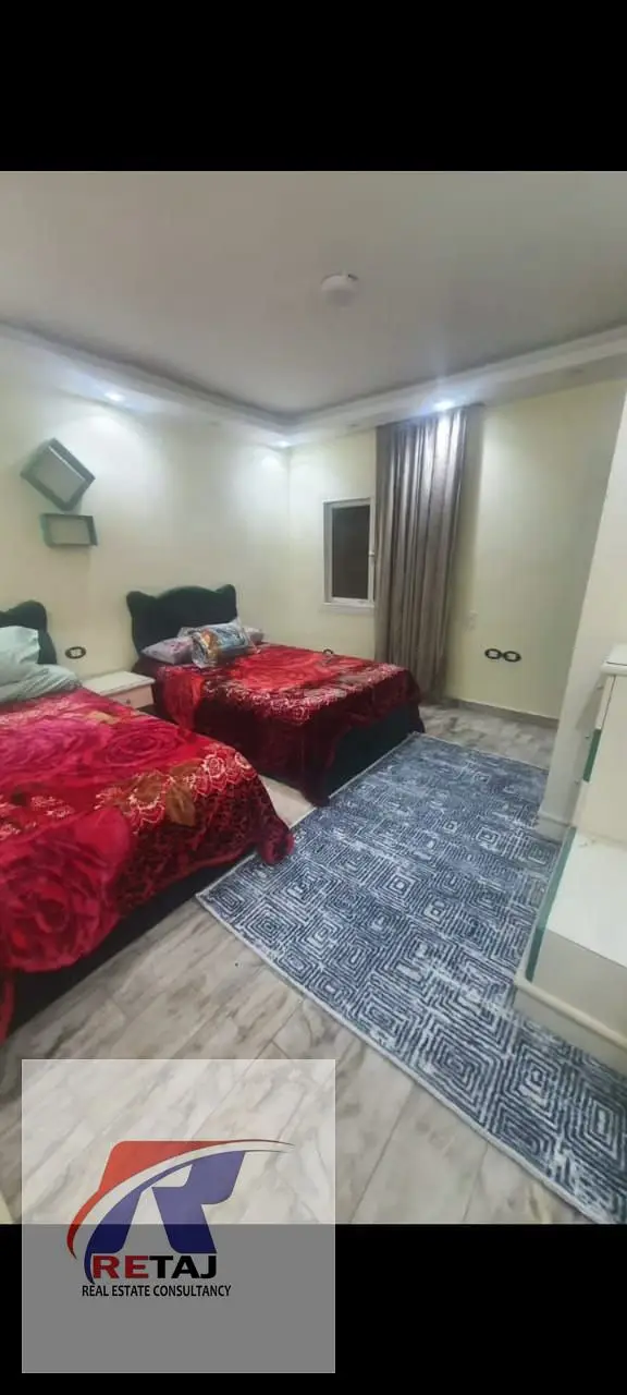 Furnished apartment for rent next to Al Sekka Club - 125sqm super lux