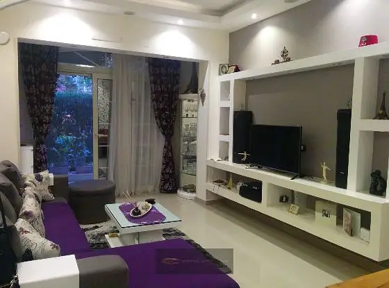 Furnished ground floor apartment with garden for rent in Rawdat Zayed - Sheikh Zayed