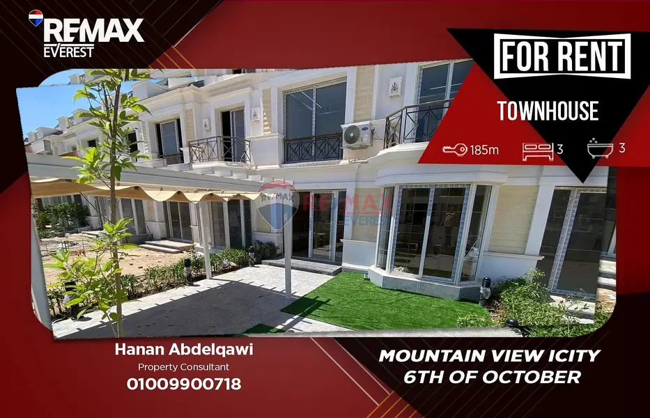 Townhouse for rent in Mountain View iCity - 6th of October