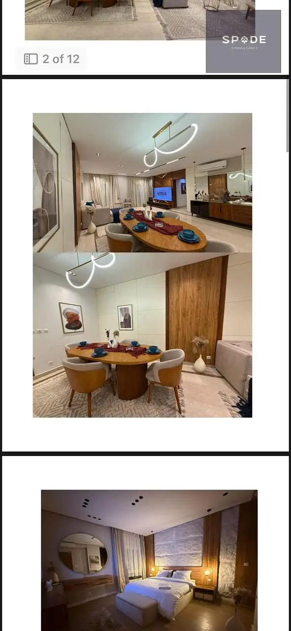 Fully furnished 2-bedroom apartment with direct pool and gym access