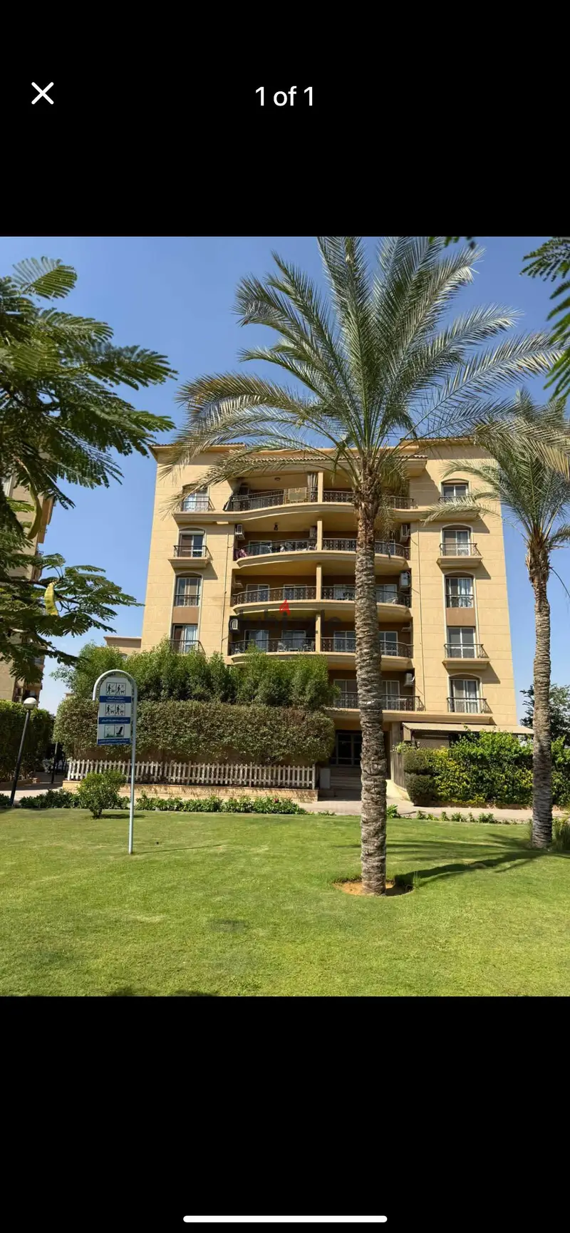 Apartment for rent in Rehab 2, 99 sqm, first floor, park view