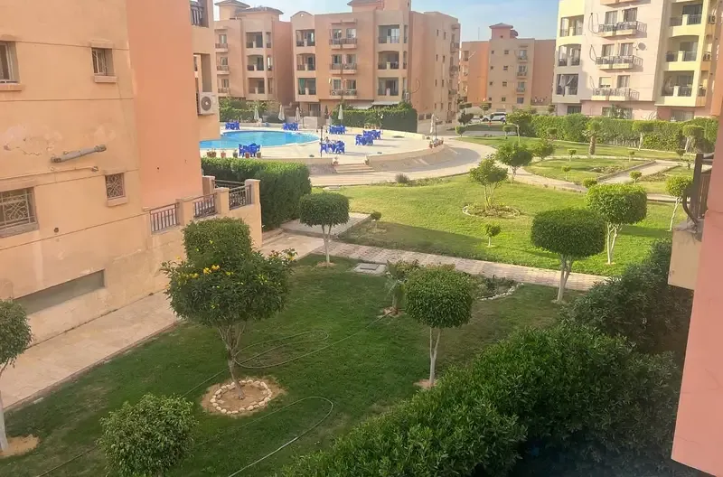 Furnished apartment for rent in Dreamland Compound with pool view