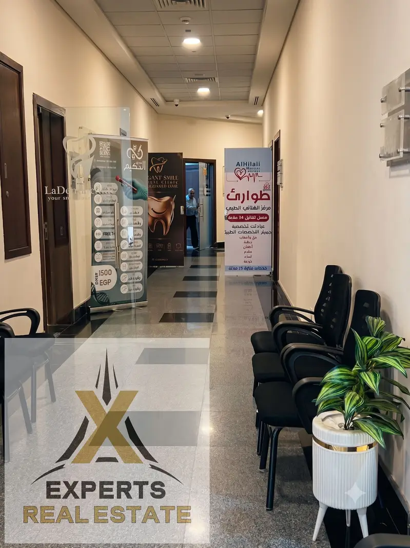 Clinic for rent in East Hub Madinaty, 47 sqm, ground floor, fully finished