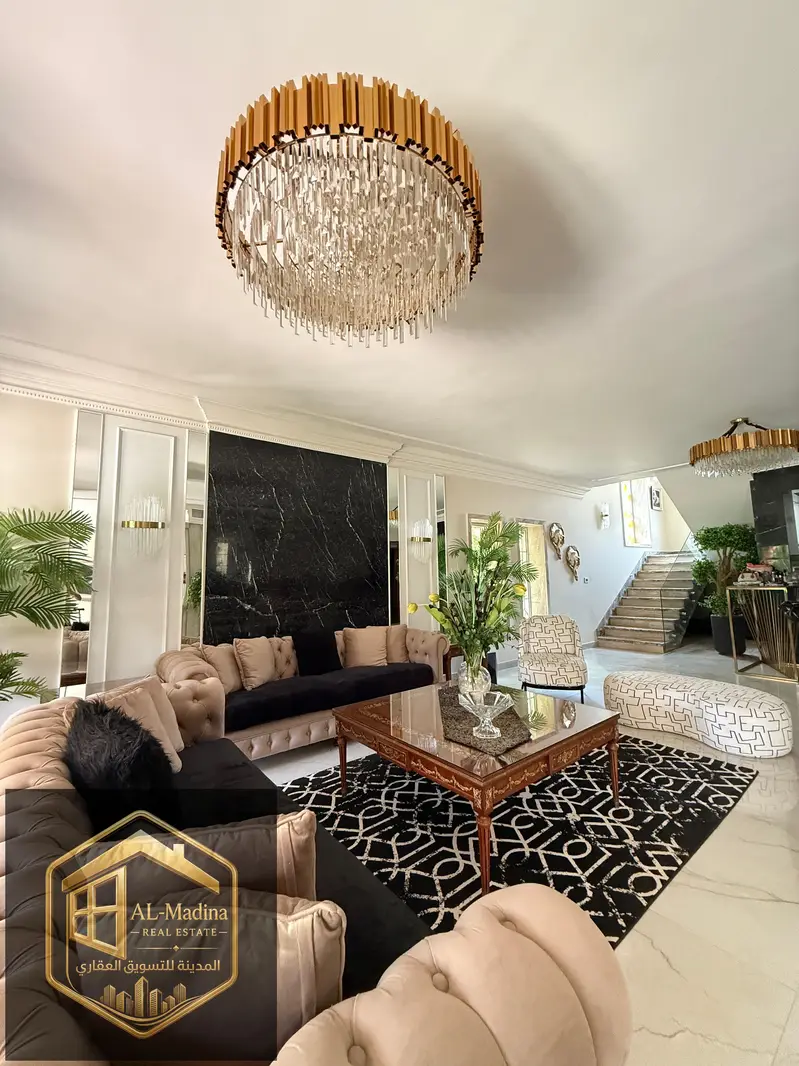 Furnished Villa for Rent in Madinaty, Model F, Golf View with Private Pool