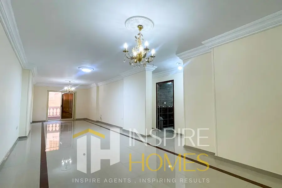 175sqm apartment for rent in Saba Pasha, steps from the tram