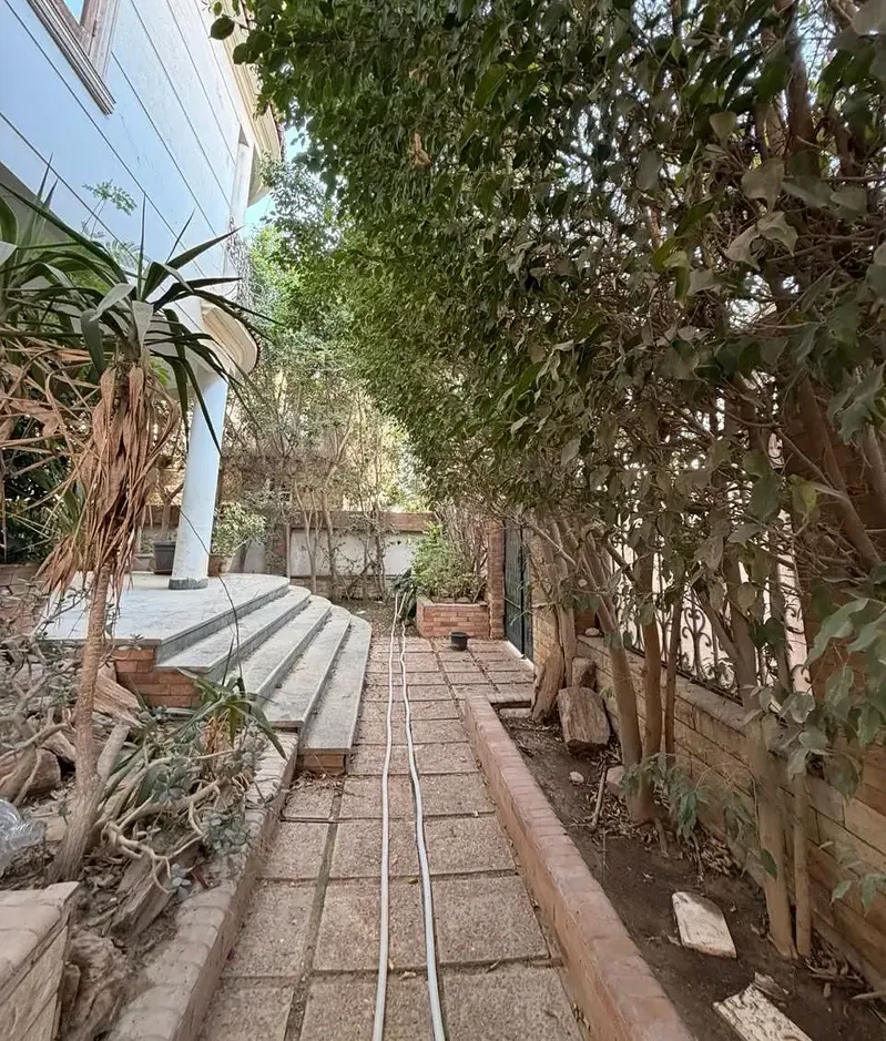 Semi-furnished duplex with garden for rent in 5th Settlement