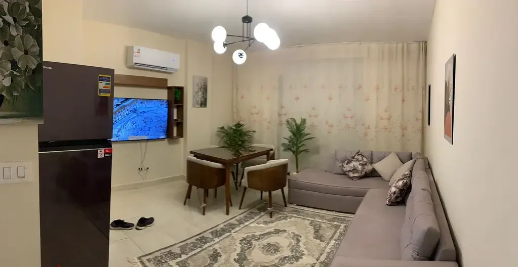 استوديو مفروش للايجار بالرحاب 2 تشطيب الترا سوبر لوكس