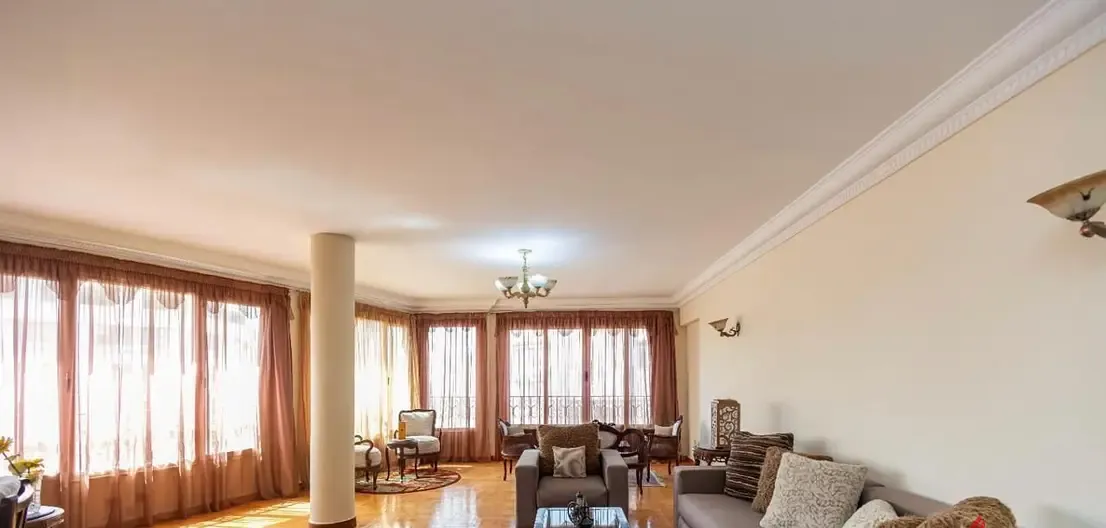 Fully furnished apartment for annual rent, Smouha, Mostafa Kamel, ultra lux
