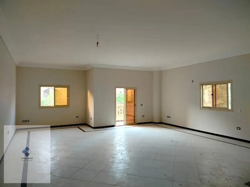 Apartment for rent in the 2nd District Villas, 5th Settlement, next to Fatima Al-Shorbatly Mosque