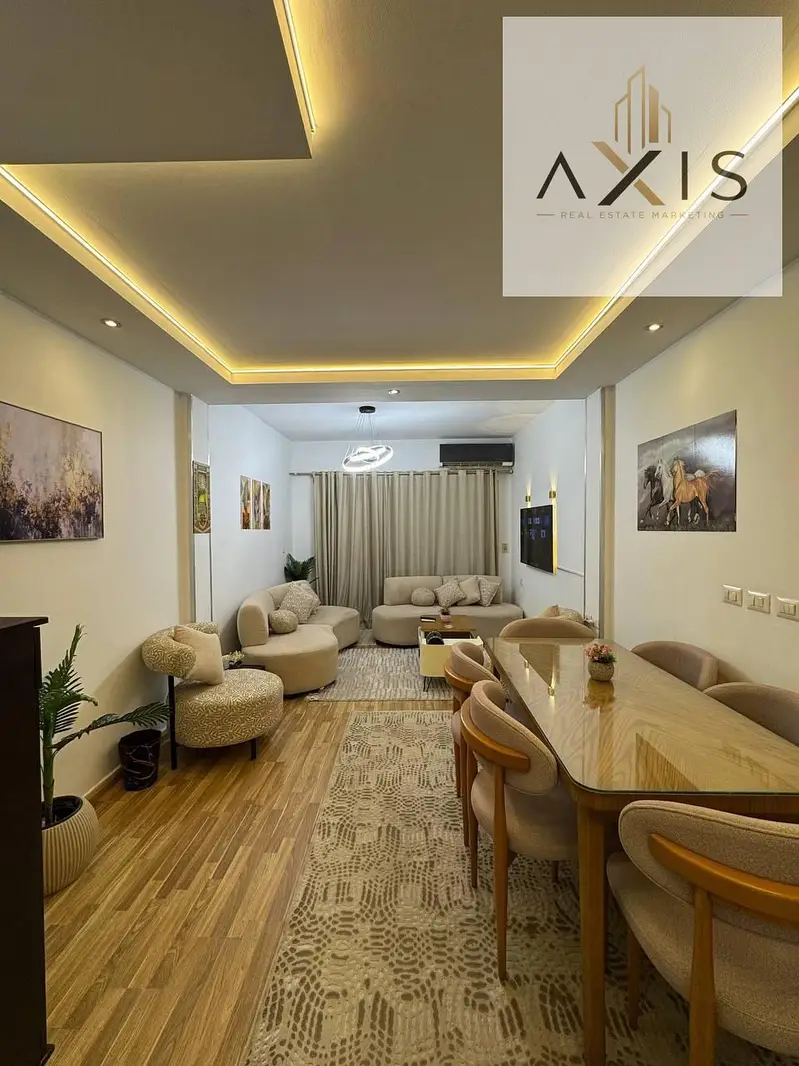 Furnished ground floor apartment with garden in The Address compound, Sheikh Zayed
