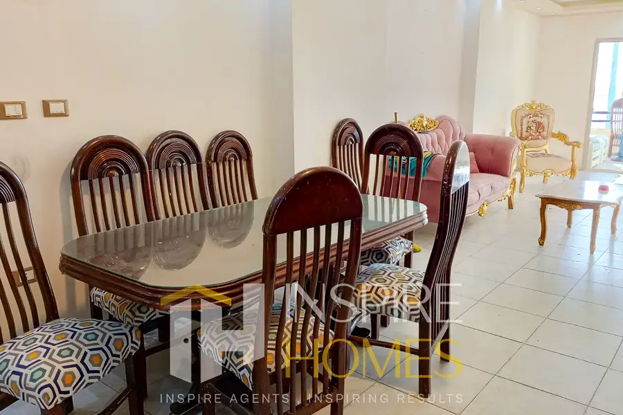 Furnished apartment for rent in Sidi Bishr - direct sea view