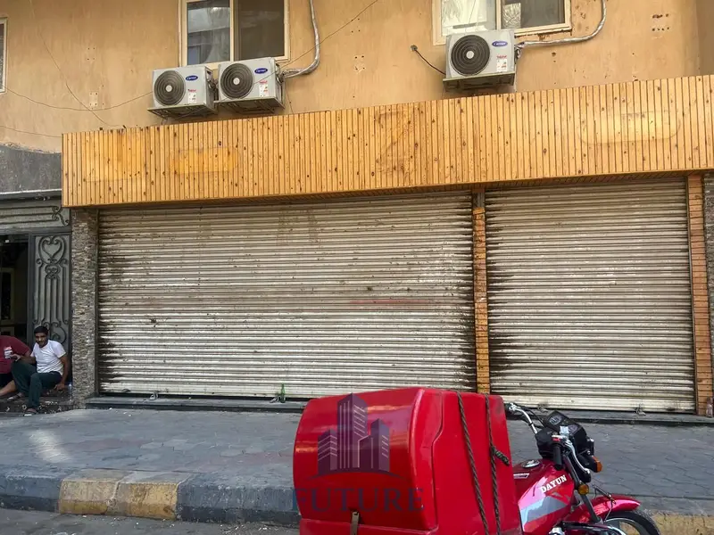 محل 160 متر للايجار بجوار جامعة الدول العربية