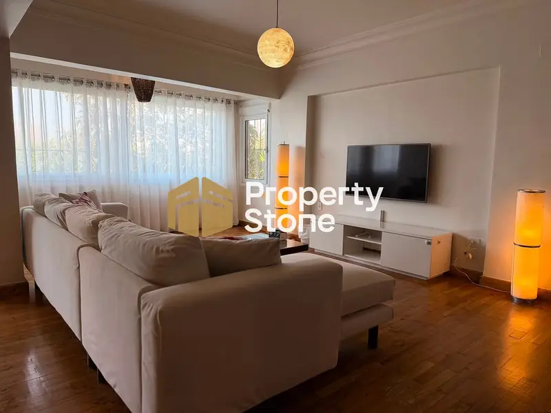 Furnished apartment for rent in Degla, Maadi