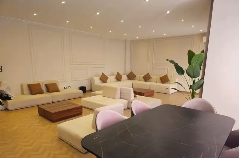 Furnished apartment for rent in Acacia Compound, in front of Gate 6 of Rehab