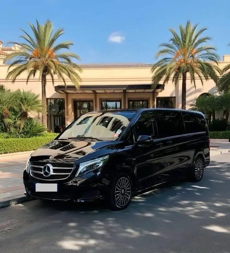 Mercedes Viano for rent with driver