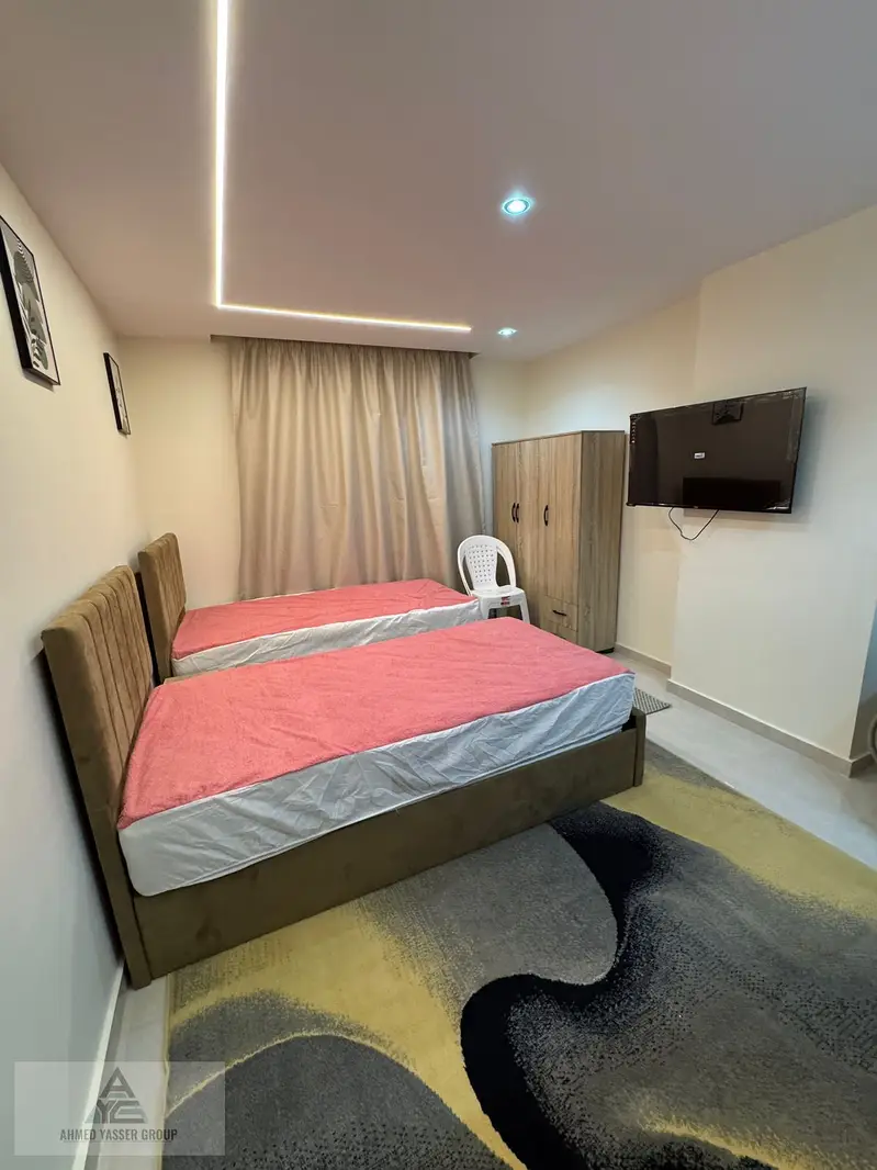 Furnished hotel studio for rent in El Hadaba El Wosta