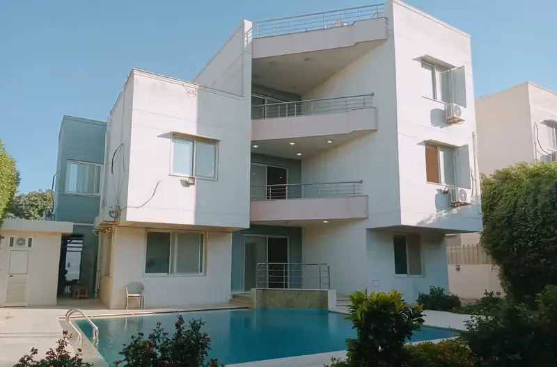 Annual rental villa in a compound, unfurnished