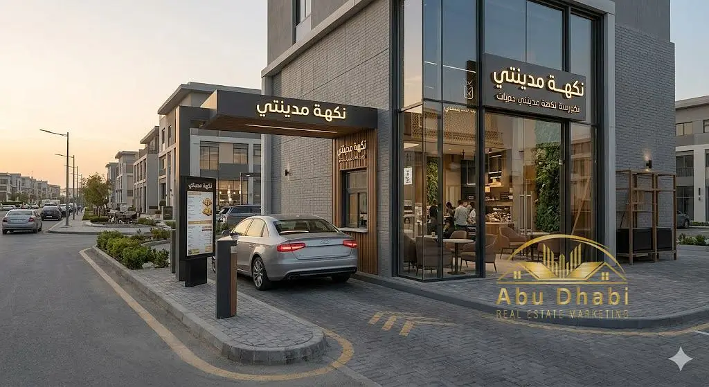 محل 65م للإيجار في مدينتي مناسب مطعم أو كافيه