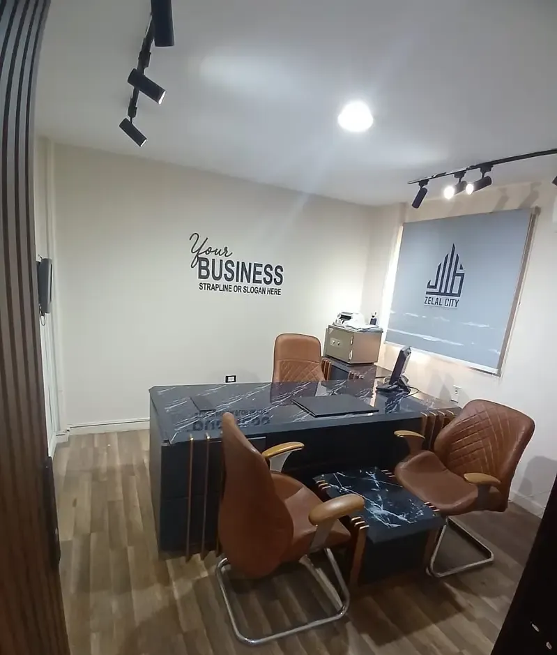 Furnished duplex office for rent on Mosaddak Main Street, Dokki
