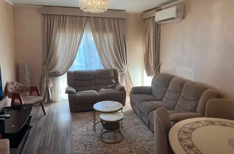 Furnished apartment for rent in Rehab, special finishes