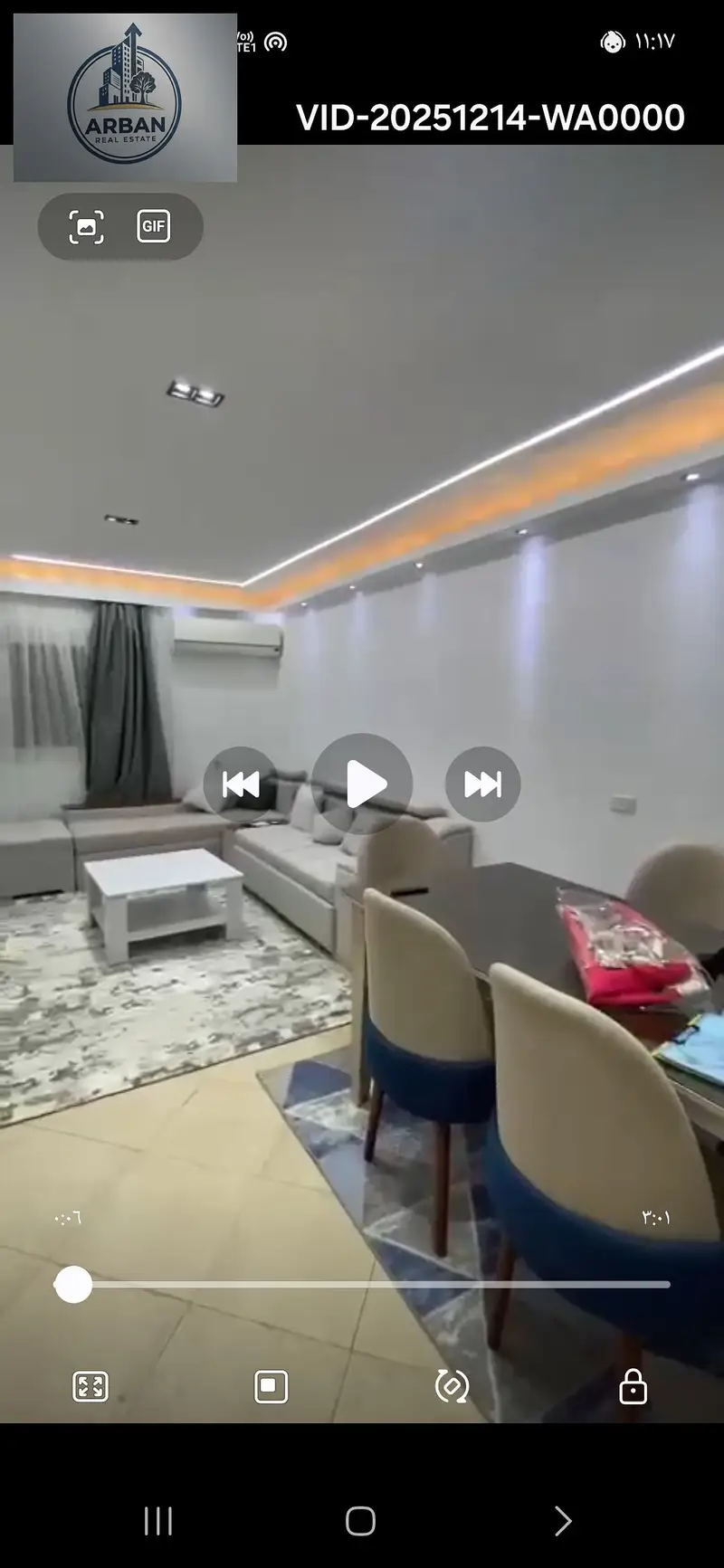 Furnished hotel apartment for rent in Zahraa Al Maadi
