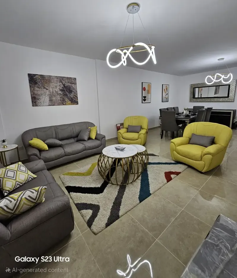Furnished apartment with private garden in Al Marasem Fifth Square Compound