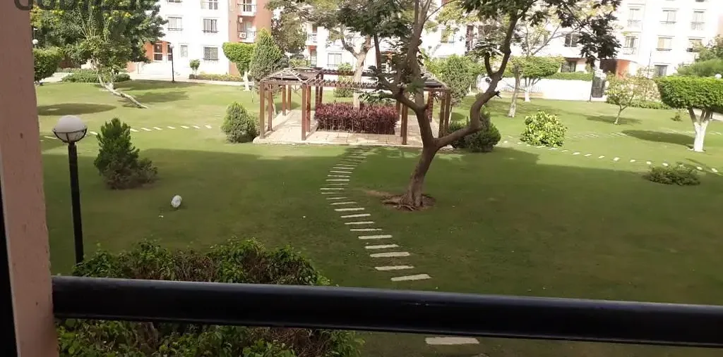 Furnished apartment with garden view for rent in Rehab City 1