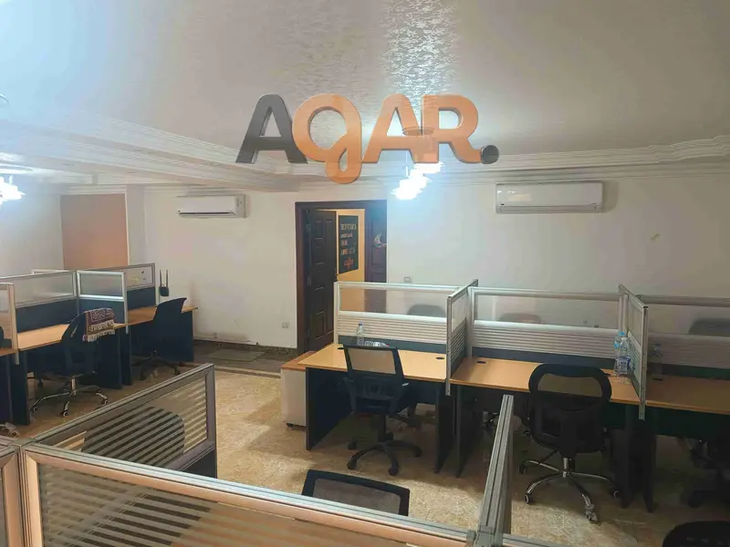 Furnished and air-conditioned office for rent, 140 sqm, for large companies