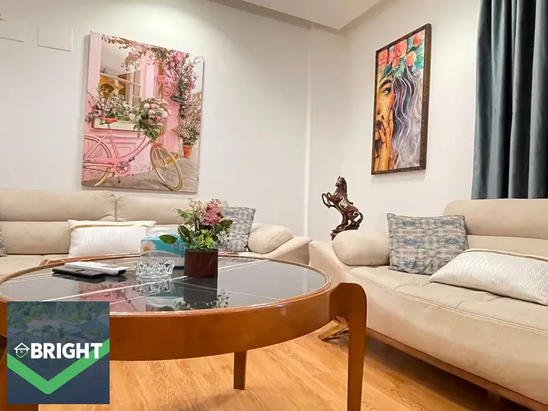 Furnished apartment for rent in Madinaty B12 with green view