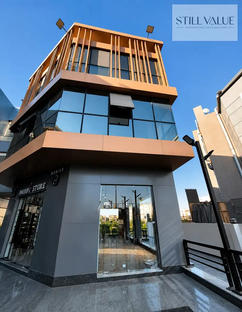 Shop for rent in 5th Settlement, ground floor, 75 sqm with 80 sqm outdoor space