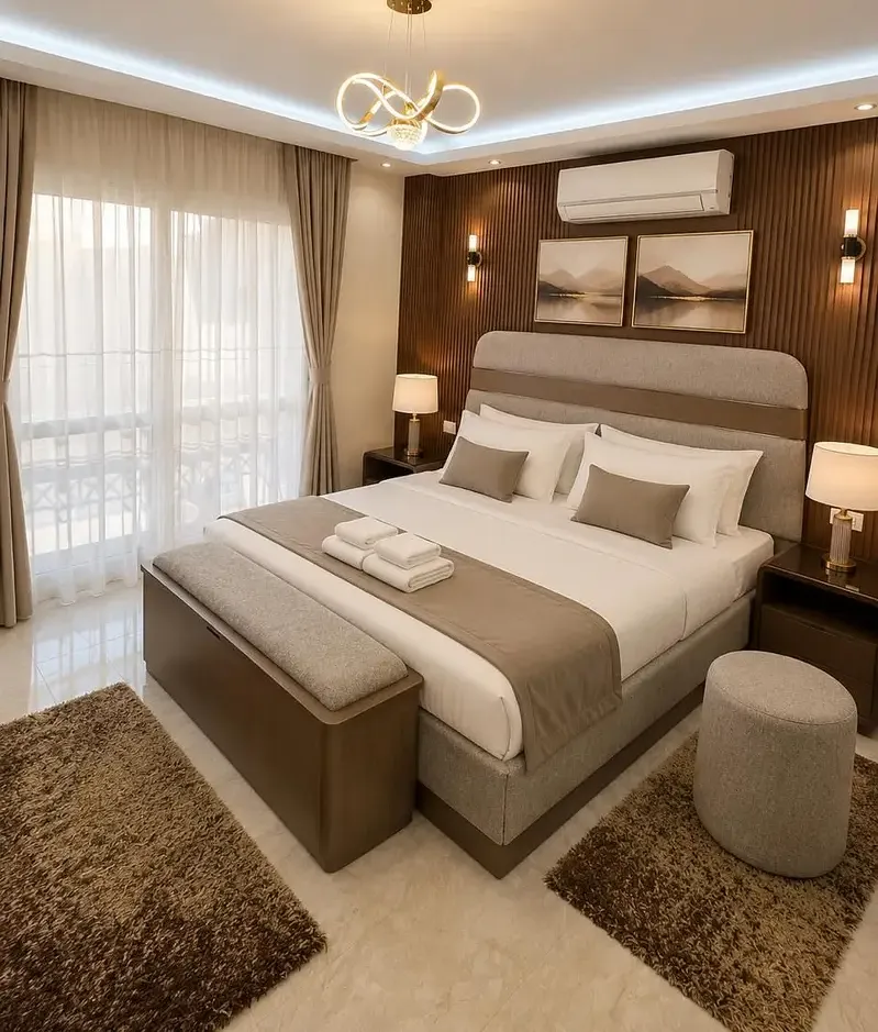 Luxuriously furnished hotel apartment for rent in Madinaty B1